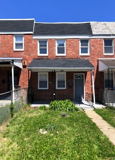 4921 Edgemere Avenue, Park Heights, Baltimore — residential rehabilitation
